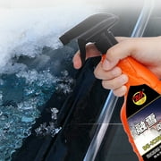 WNFJR Fast-Acting Windshield Deicer, 450ml Orange Anti-Ice Spray for Cars, Mirrors, Locks \u0026 Latches - Instant Frost Melt \u0026 Visibility Protection